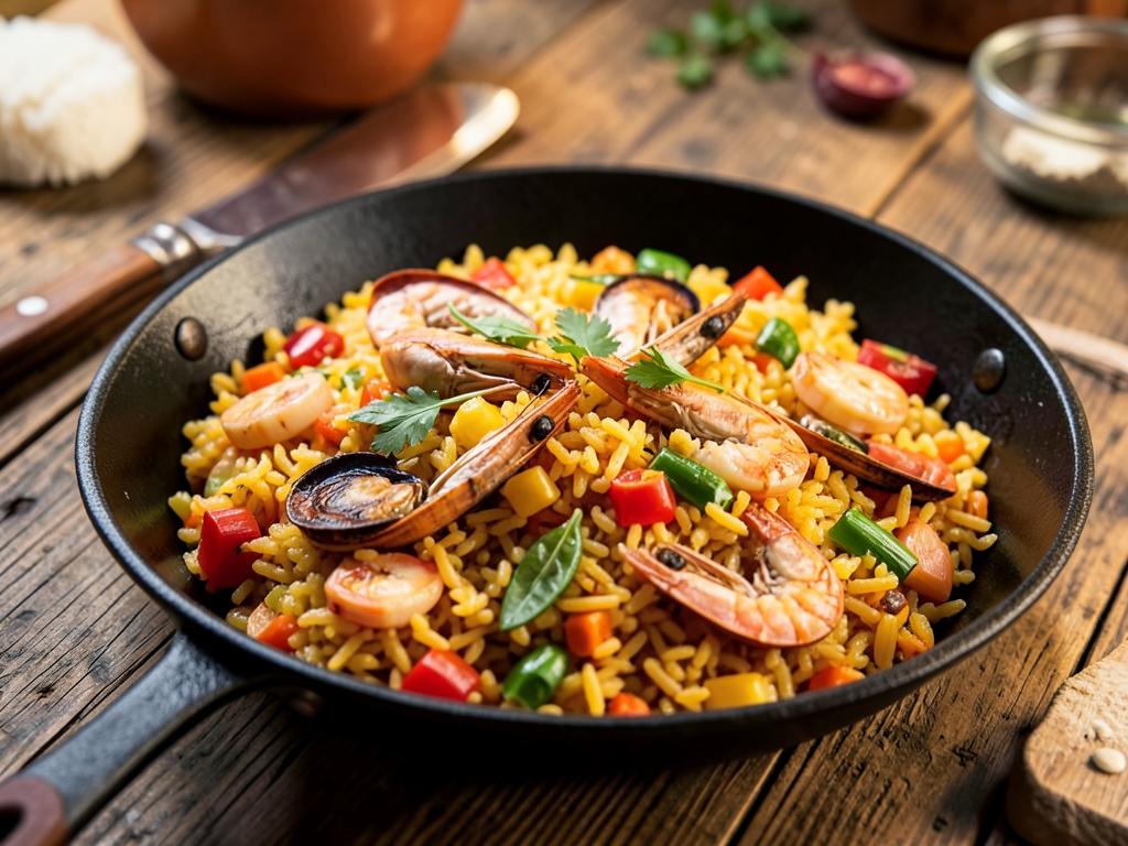 Paella de marisco